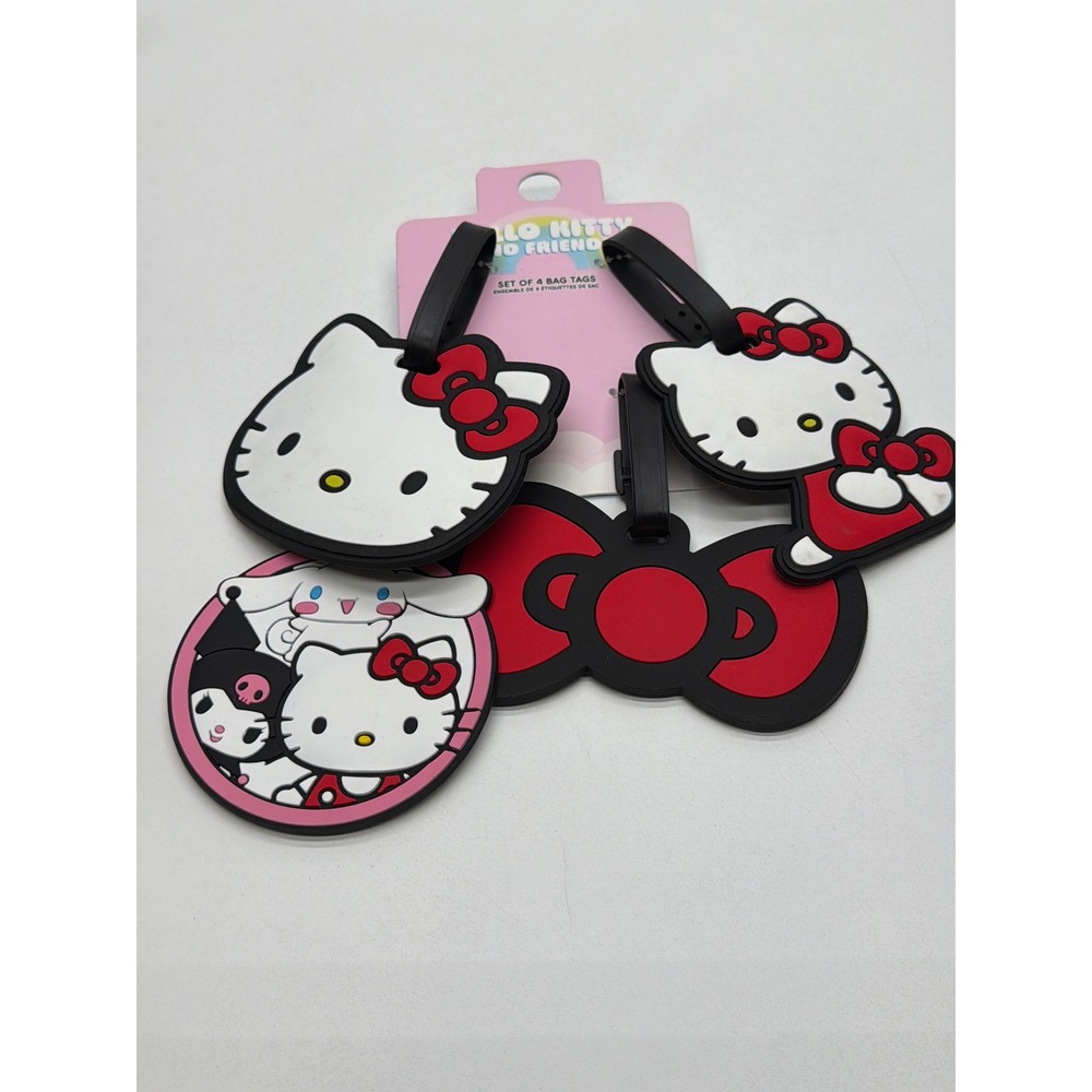 Sanrio Hello Kitty and Friends 4 Piece Luggage Tag Set VS701162L.NX New